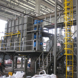 High-temperature pyrolysis furnace for organic solid waste