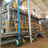 High-temperature pyrolysis furnace for organic solid waste