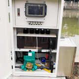 Water quality monitor (capable of measuring pH, Cond, DO, Turb, Temp, NH₃-N, COD, ORP, Chl, Cyanobacteria, Oil-in-Water, F⁻, Cl⁻, Transparency, NO₃⁻, Various Metals, etc.)