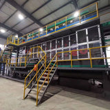 High-temperature pyrolysis furnace for organic solid waste