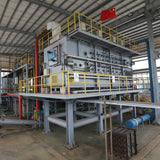 High-temperature pyrolysis furnace for organic solid waste
