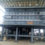 High-temperature pyrolysis furnace for organic solid waste